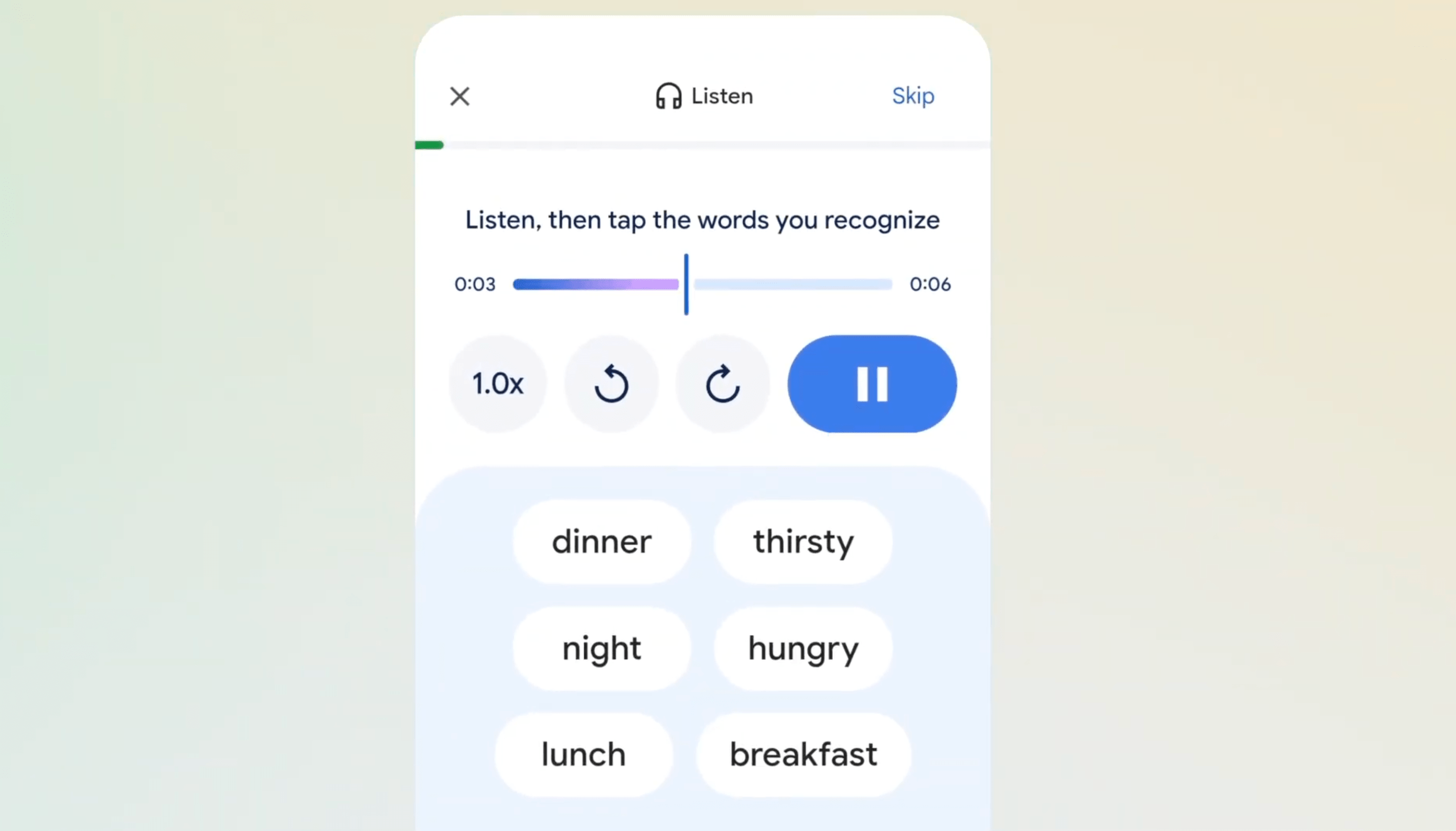 Google tích hợp công cụ học ngôn ngữ cạnh tranh Duolingo vào ứng dụng Translate