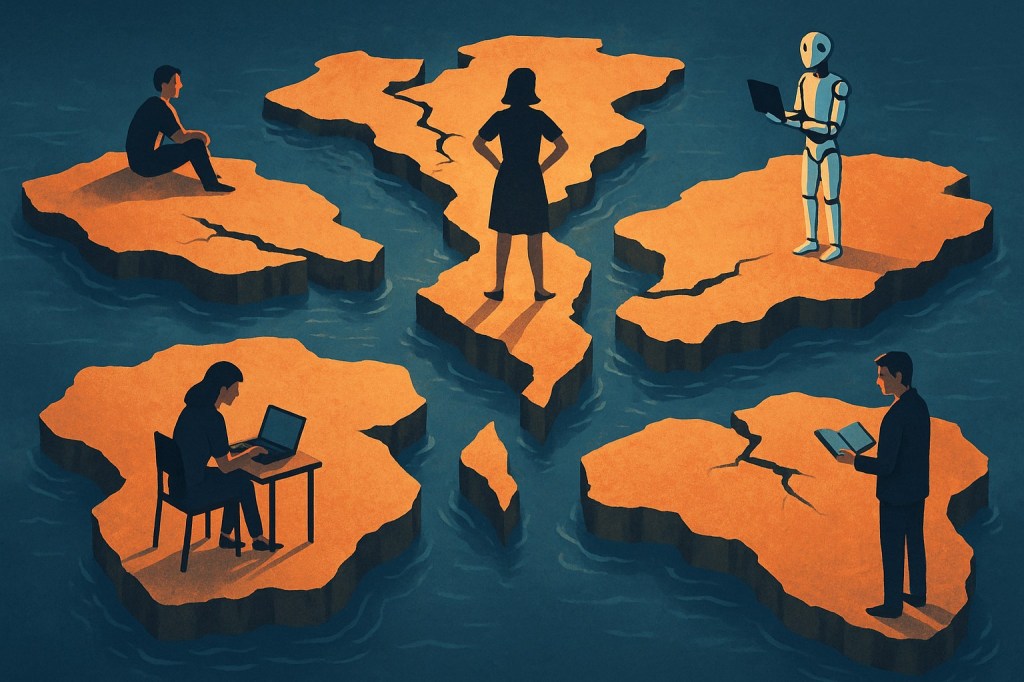 Chặng đường trung gian giữa lạc quan AI và sụp đổ: Xã hội thích ứng ra sao?