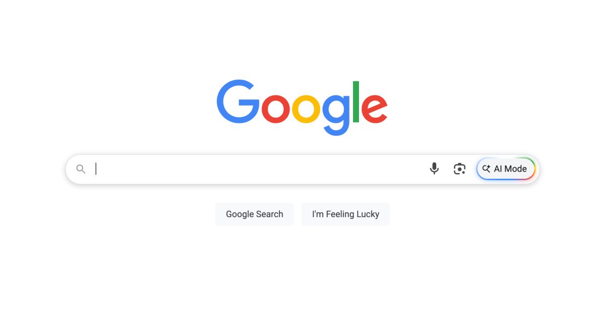 Google thử nghiệm nút AI Mode ngay trên thanh tìm kiếm trang chủ