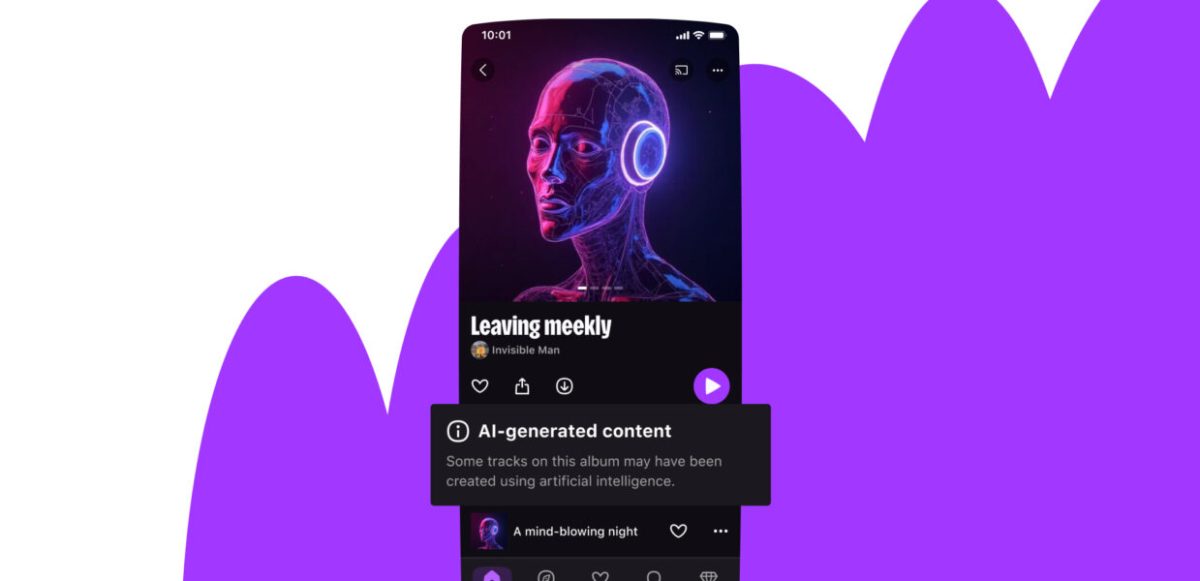 Deezer gắn nhãn nhạc do AI tạo ra nhằm chống gian lận streaming