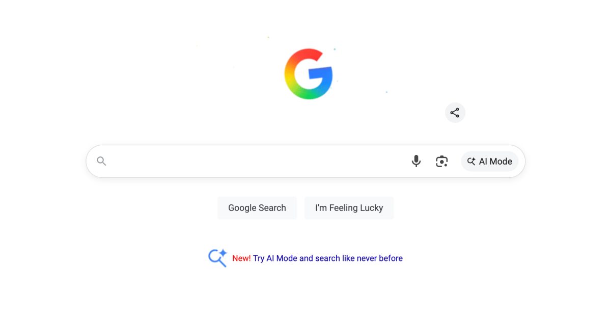 Google tung Google Doodle quảng bá AI Mode trên toàn cầu với nhiều tính năng mới